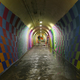 Illustration for article titled This Subway Tunnel Looks Like A Portal To A Psychedelic Fantasy World